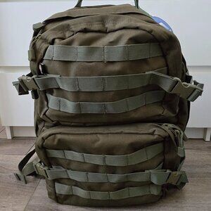 BNWT LA Police Gear 3 Day Backpack 1.0 - Tactical MOLLE Bug Out Bag ODGreen